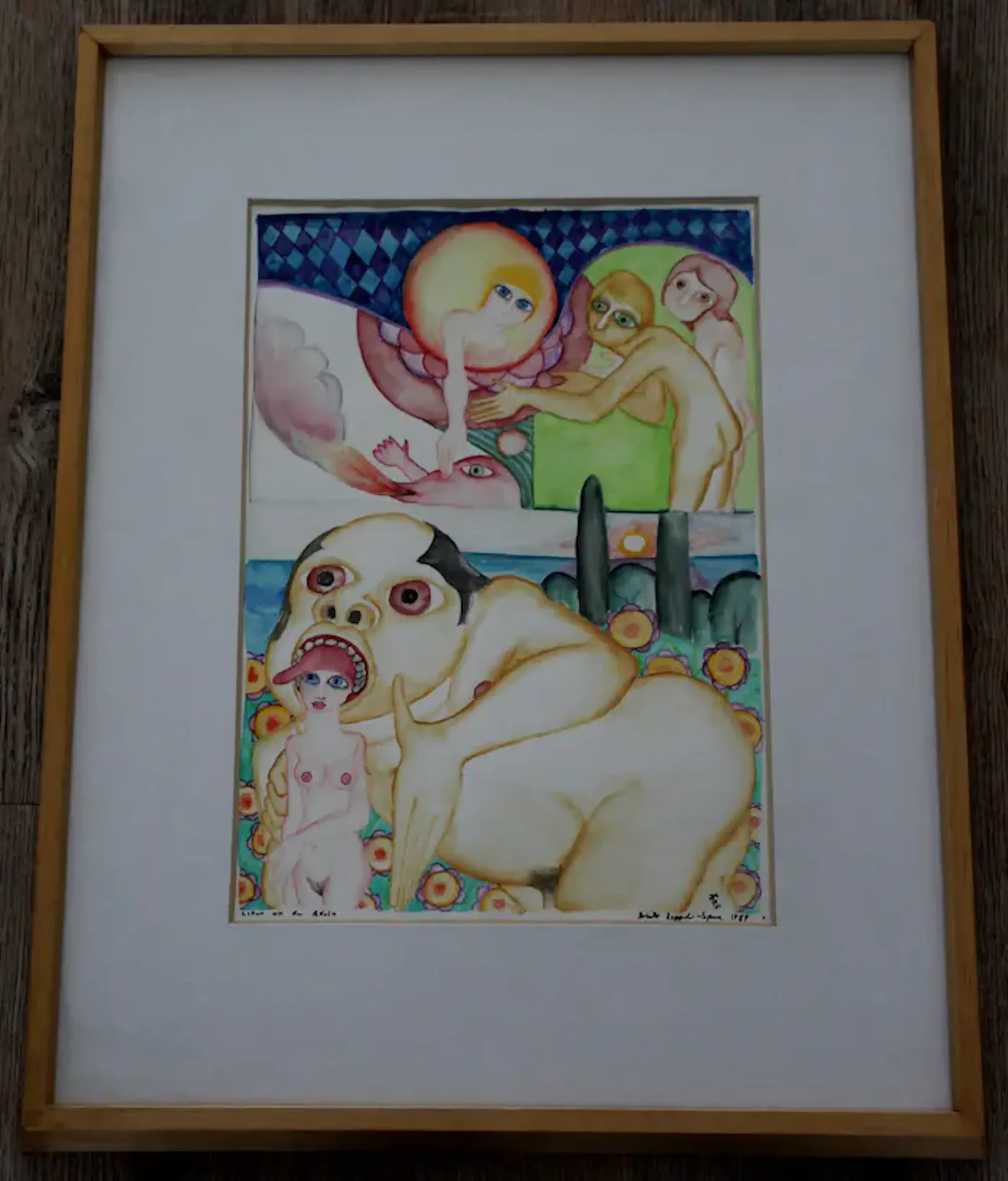 Surrealistische compositie met figuren - Afbeelding 2
