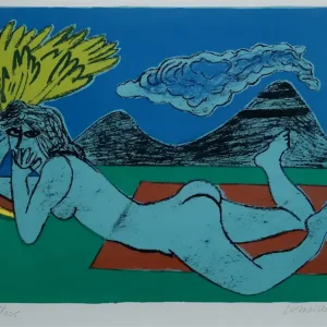 Nude in a landscape