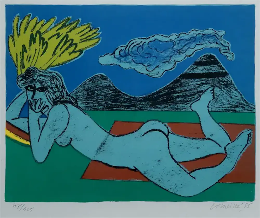 Nude in a landscape