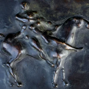 Ruiters te paard
